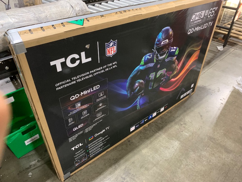 Photo 1 of TCL 65-Inch Class QM6K Series QD-Mini LED 4K UHD Google Smart TV Best Value Mini-LED TV - QLED, 144hz, 288hz Gaming Rate, High Contrast Screen, Onkyo Audio, Dolby Atmos (65QM6K, 2025 Model)