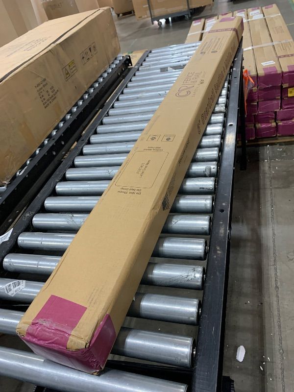 Photo 1 of CR Fence & Rail Horizontal Guard Rail Kit, 6'Wx3'H Deck Railing Balusters Set w/Middle Post, Brackets Included, Sturdy Deck & Porch Railing Kit for Patio & Balcony, Requires 2 End Posts