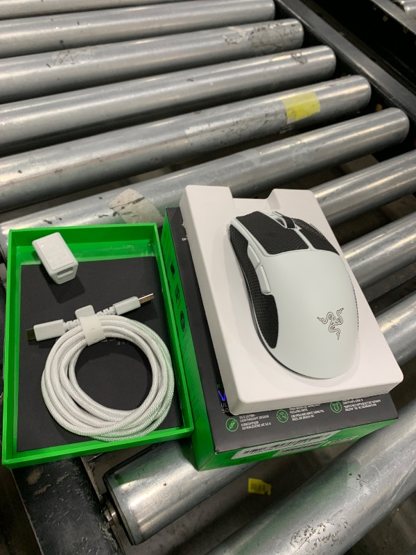 Photo 1 of Razer Viper V3 Pro Wireless Esports Gaming Mouse: Symmetrical - 55g Lightweight - 8K Polling - 35K DPI Optical Sensor - Gen3 Optical Switches - 8 Programmable Buttons - 95 Hr Battery - White