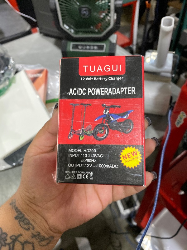 Photo 1 of 12v Battery Charger for Kids Ride on Car - 12V 1000mA Charger for Kidzone Bumper Car, Charger for Best Choice Products Jeep,Class 2 Power,12v Battery Charger for Kids Electric Car Toys