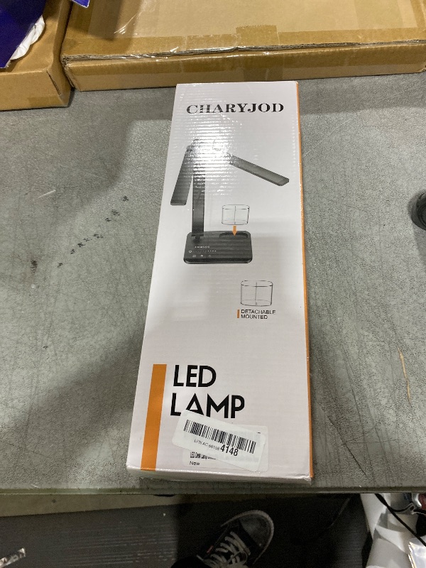 Photo 1 of CHARYJOD Dimmable LED Desk Lamp with USB Charging Port, 50 Lighting Modes Dual Swing Arm Architect Table Lamp Light Desk Lamp for Home Office Dorm Piano Nail