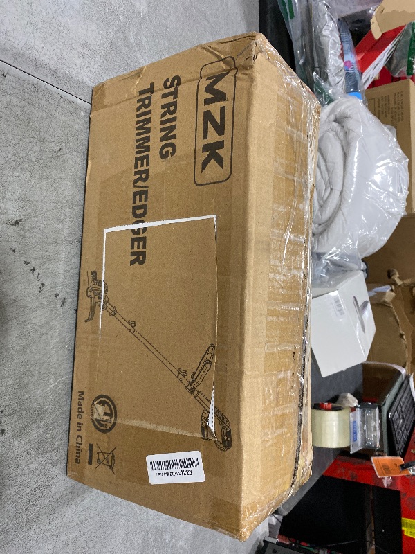 Photo 1 of MZK 20V 12'' Cordless String Trimmer, Grass Trimmer&Edger with 8 Replacement Spools, Battery Powered Weed Trimmer with Auto Line Feed for Garden, Lawn(2 * 2AH Battery and Charger Included),ST12D07
