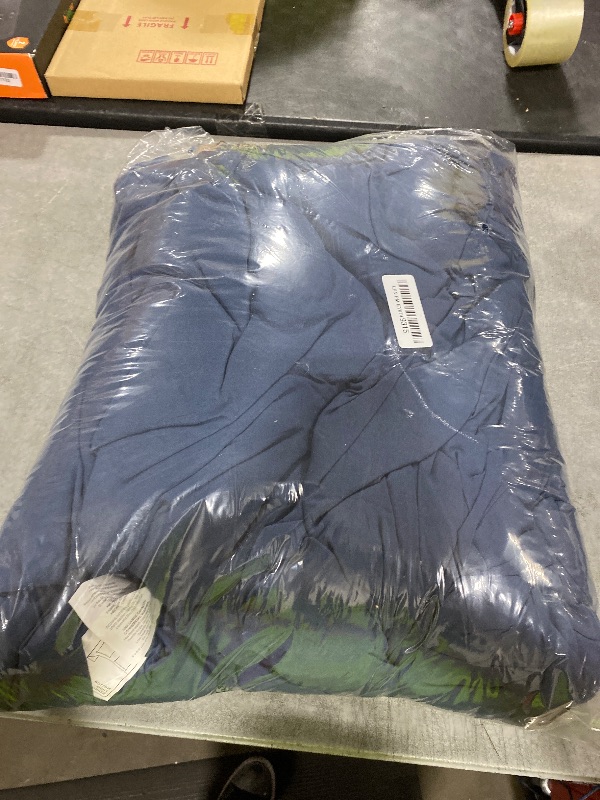 Photo 1 of Bedsure Queen Size Comforter Set, Navy Soft Prewashed Bedding for All Seasons, 3 Pieces GentleSoft™ Warm Down Alternative Bed Set, 1 Lightweight Comforter (90"x90") and 2 Pillowcases (20"x26")