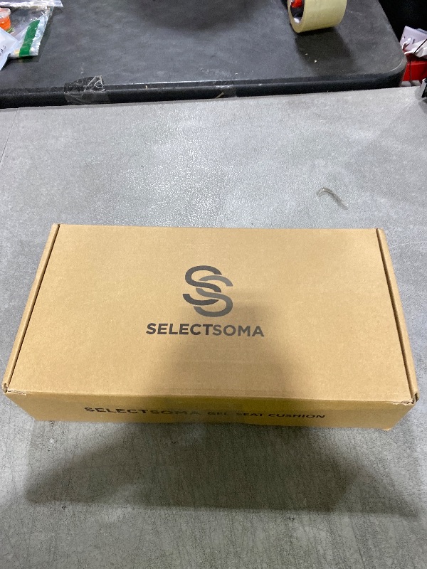 Photo 1 of SelectSoma Gel Seat Cushion for Long Sitting Pressure Relief for Back, Sciatica, Coccyx, Tailbone Pain - Cushion for Office Chair, Wheelchair, Car & Truck, Patio Chairs - Egg Seat Pad