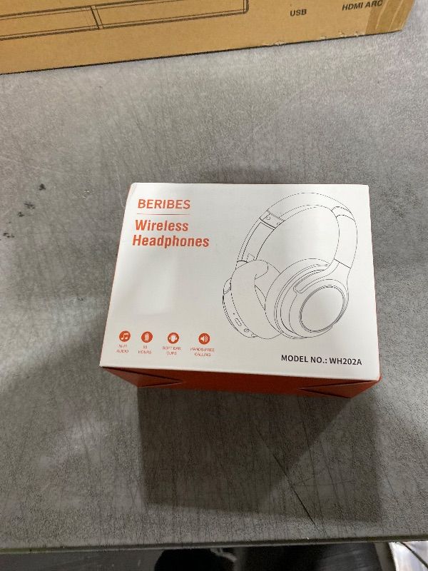 Photo 1 of BERIBES Bluetooth Headphones Over Ear, 65H Playtime and 6 EQ Music Modes Wireless Headphones with Microphone, HiFi Stereo Foldable Lightweight Headsets, Deep Bass for Home Office Cellphone PC Ect.