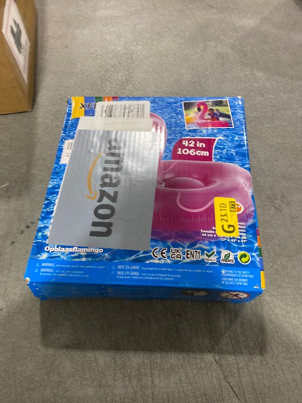 Photo 1 of Flamingo Float, Inflatable Floating Flamingo for Swim Pool Party, Flamingo Pool Float Ride On for Kids and Adults, Pink Flamingo Float of 42 Inches