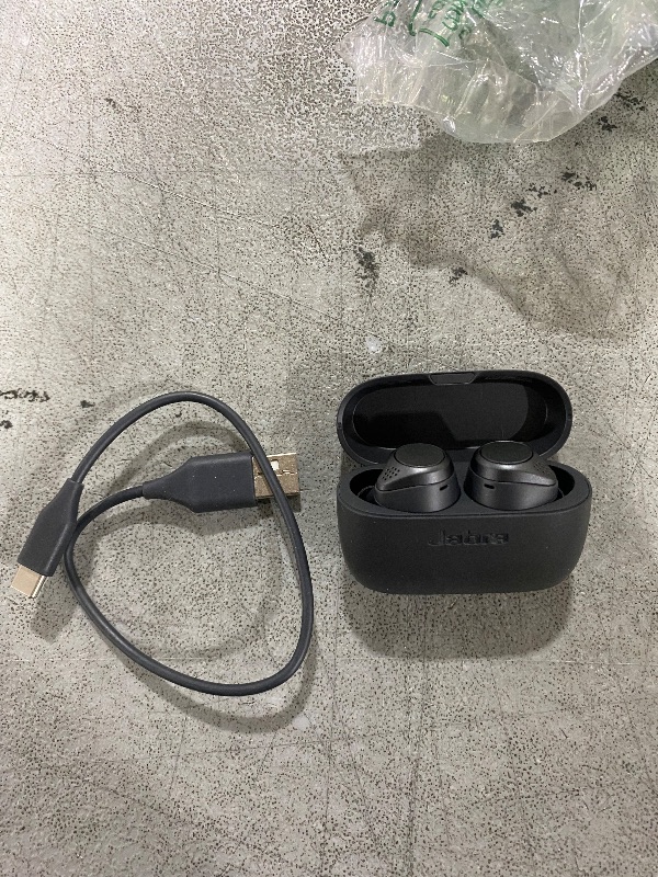 Photo 1 of Jabra Elite Active 75t True Wireless Earbuds with Wireless Charging Enabled Case, Gray