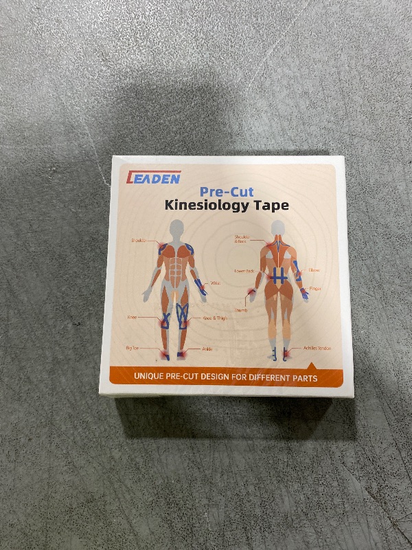 Photo 1 of IEADEN Precut Kinesiology Tape for Bunion, 40 Pcs, Bunion Corrector & Relief, Big Toe Support and Pain Relief, Breathable Hypoallergenic Latex-Free Tape (Black)