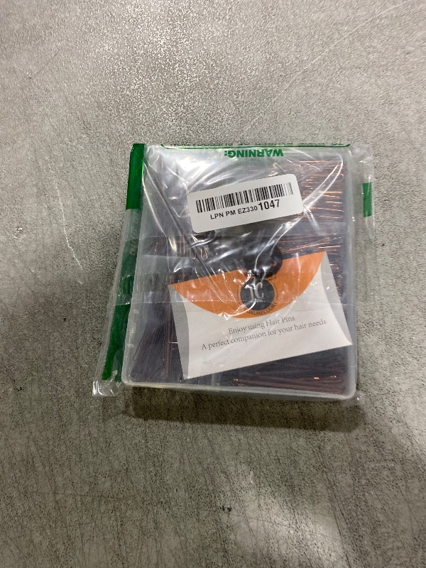 Photo 1 of 300 Pack Brown Bobby Pins Set by Luxurecourt, 3 Assorted Sizes of Large and Small Premium Bobby Pins + Regular Size U Shaped Hair Pins for Buns, Updo Style - Nonslip with Rounded Ends.