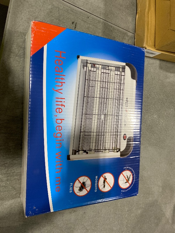 Photo 1 of Indoor Bug Zapper Plug-in, Electric Mosquito Zapper Fly Killer, Powerful 20W Flying Insect Mosquito Repellent Lamp, Bug Light Trap Catcher for Gnat Fruit Fly Moth Pest Control w/ 2 Replacement Bulbs