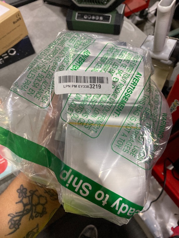 Photo 1 of 100 Pack Mylar Bags for Food Storage 3.3 x 5.5 Inch Resealable Smell Proof Bags Aluminum Foil Packaging Pouch Bag Silver