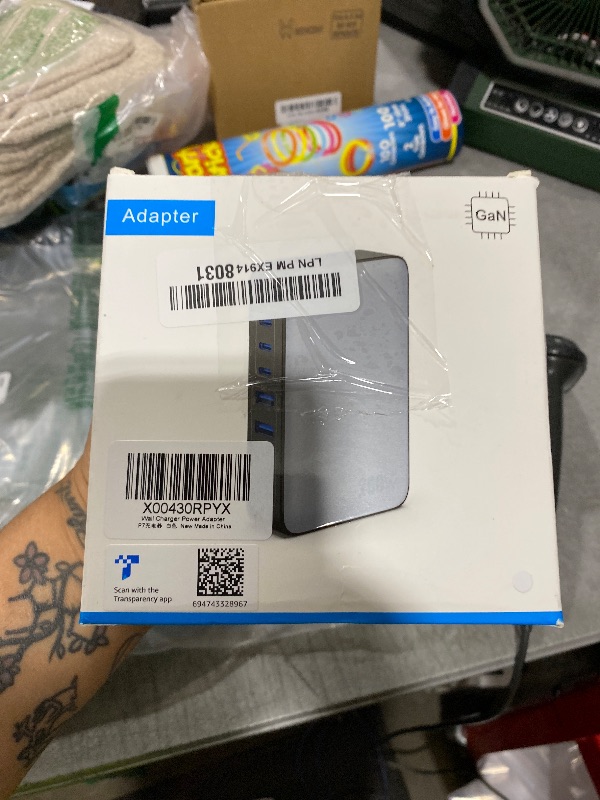 Photo 1 of USB C Charger 200W USB C Charger Block,Upgraded GaN III 8-Port Fast Charging Station Hub,PD 65W Laptop Charging Adapter Compatible with MacBook Pro/Air,DELL,Steam Deck,iPhone 16/15/14,Galaxy S23/22