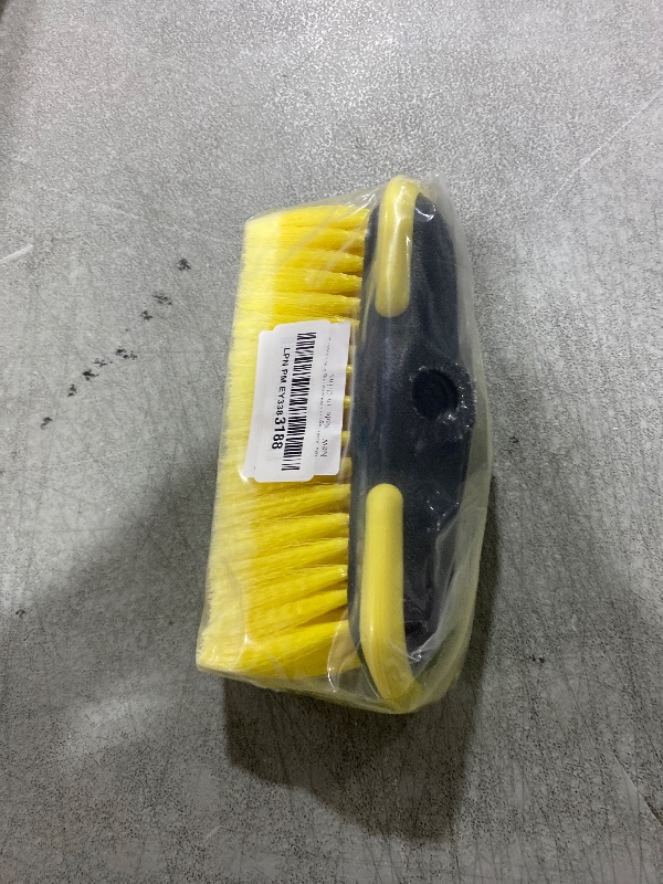 Photo 1 of TaoTazon Car Wash Brush Head, Scrub Brush Attachment for Long Handle Extension Pole,Outdoor Broom and Scrubbing Brush for Cleaning Window, Wall, House Floor, Deck, Patio, Car