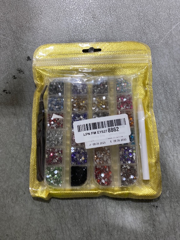 Photo 1 of 10000Pcs Small Resin Rhinestones for Nail Art, Colorful 2/3MM Flatback Bedazzling Gems, Nail Rhinestones and Gems Crystals Charms for Acrylic Tips Manicure Decor