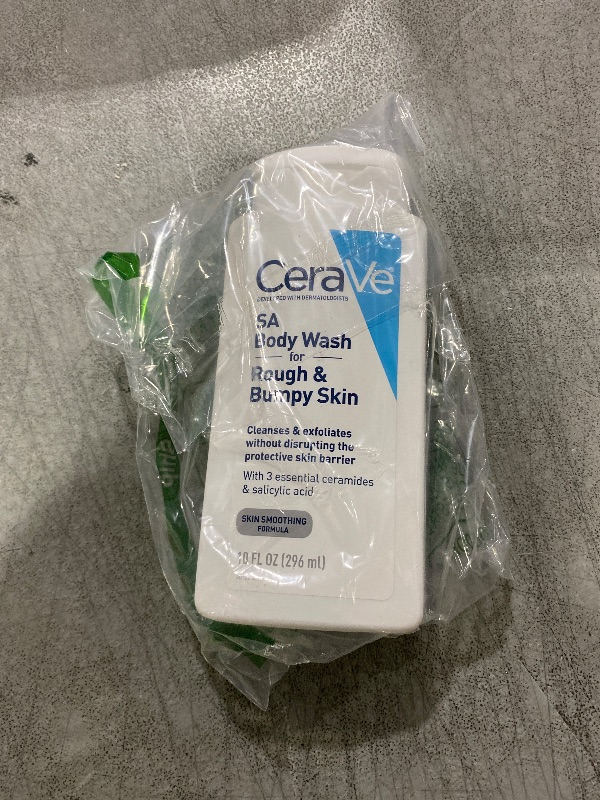 Photo 1 of CeraVe Body Wash with Salicylic Acid, Fragrance Free Body Wash to Exfoliate Rough and Bumpy Skin, Allergy Tested, 10 Ounce