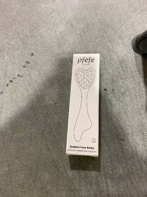 Photo 1 of pfefe Stainless Steel Gua Sha & Face Roller, 3-in-1 Dolphin Facial Roller for Esthetician Supplies Women Gift, Skin Care Tool for Puffiness, Wrinkles, Dark Circles (1 Pc)