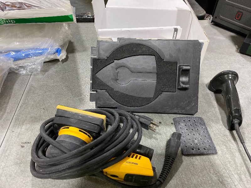Photo 1 of Mirka DEOS 343X CV Compact Sheet Sander, 3 mm Orbit, 3" x 4", Lightweight and Ergonomic, for Windows, Doors, Furniture, Dust-Free Use