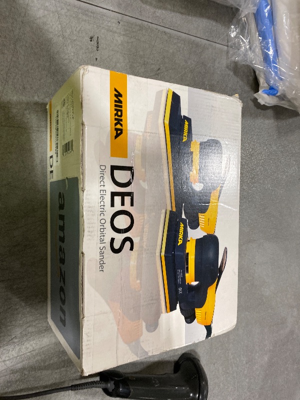 Photo 1 of Mirka DEOS 343X CV Compact Sheet Sander, 3 mm Orbit, 3" x 4", Lightweight and Ergonomic, for Windows, Doors, Furniture, Dust-Free Use