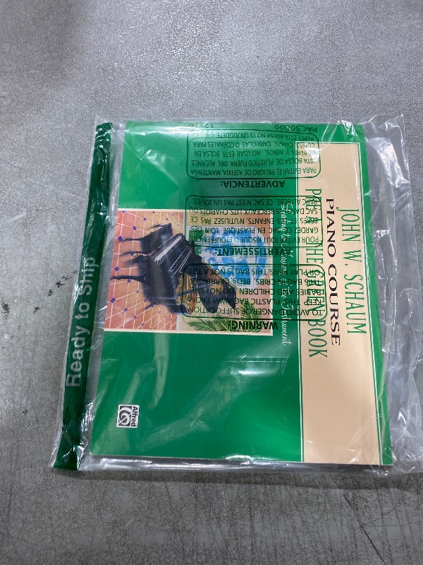 Photo 1 of John W. Schaum Piano Course: Pre-A : The Green Book