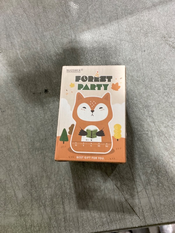 Photo 1 of NUOSWEK Mechanical Kitchen Timer, Cute Animal Wind Up 60 Minutes Manual Countdown for Kids, Classroom, Home, Study and Cooking (Orange Fox)