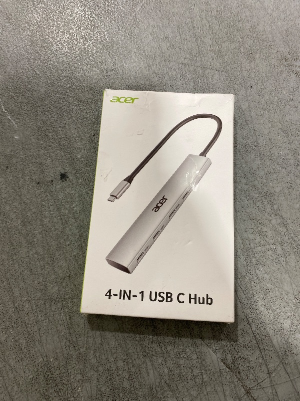 Photo 1 of Acer USB C Hub, 10Gbps Type C Splitter with 4 USBC 3.2 Port, High Speed Type C Multiport Adapter for MacBook Air/Pro, iPhone 16/15, iPad, Surface Pro and More ?Not Support Charging or Video Output.?
