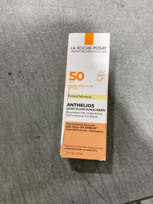 Photo 1 of La Roche Posay Anthelios 50 Mineral Tinted Ultra Light Sunscreen Fluid 50ml/1.7oz
