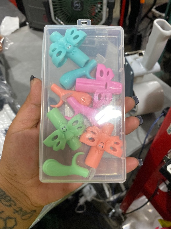Photo 1 of JuneLsy Pencil Grips for Kids Handwriting Pencil Gripper Pencil Holder Posture Correction Training Writing AIDS for Preschooler Kids Toddler
