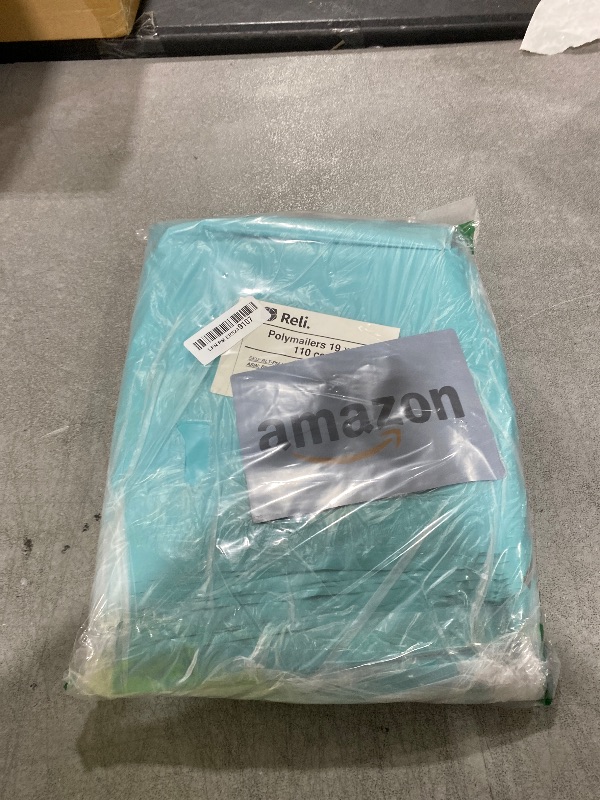 Photo 1 of Reli. (110 Pcs) Poly Mailers 19x24", Teal | Shipping Bags for Clothing | Large Polybags for Shipping, Small Business | Mailing/Packaging Bag - 19x24 Inch | Non-Padded Shipment Envelopes, Self Sealing