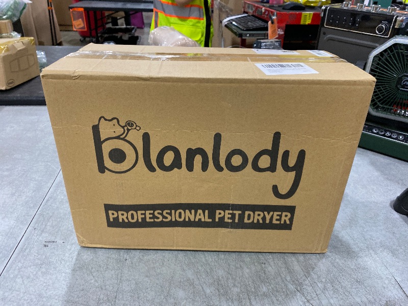 Photo 1 of High Velocity Dog Hair Dryer 5.2HP/ 3800W Professional Dogs Blower Grooming Dryer, Adjustable Temperature and Speed Pet Dryers with 4 Nozzles and a Comb, Black