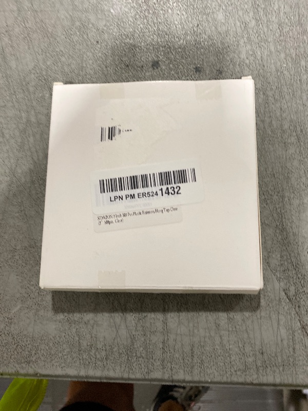 Photo 1 of SIDAZON 3 Inch 500 Pcs Plastic Fasteners Hang Tags Clear Snap Lock Pins Security Loop Price Tag Pins Safety Ring Ties for Retail Store Clothing Accessory (3“ 500pcs, Clear)