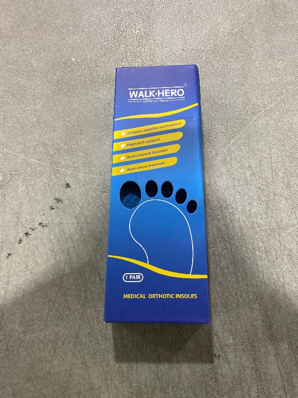 Photo 1 of Inserts Relieve Plantar Fasciitis - Flat Feet Insoles Arch Supports, Orthotic Insoles for Foot Pain Arch Pain Reduce Muscle Fatigue Absorb Shock (Mens 5-5 1/2 | Womens 7-7 1/2)