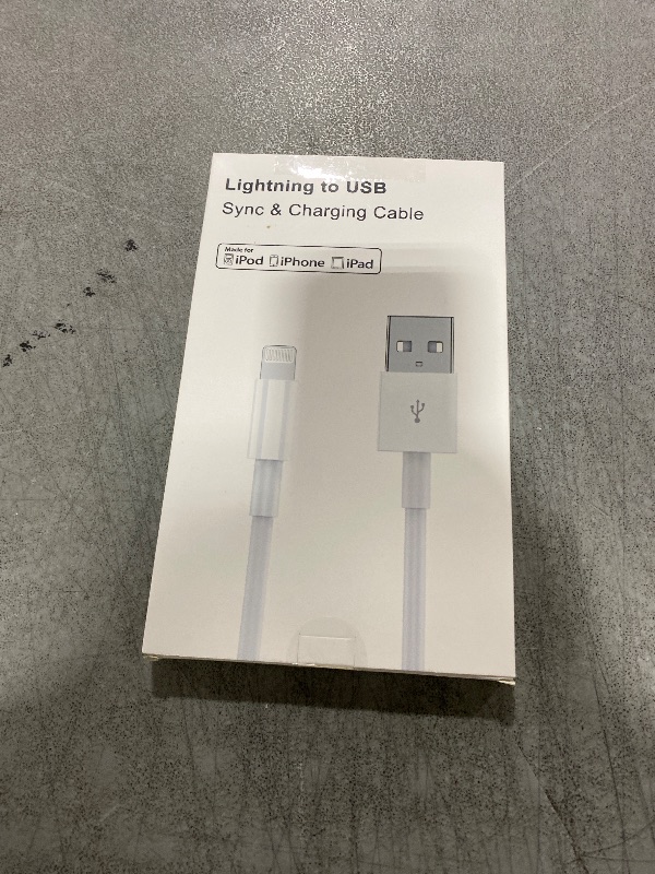 Photo 1 of Susnwere 4 Pack [Apple MFi Certified] Apple Charging Cables 6ft, iPhone Chargers, Lightning Fast iPhone Charging Cord for iPhone 12/11/11Pro/11Max/ X/XS/XR/XS Max/8/7, ipad(White)