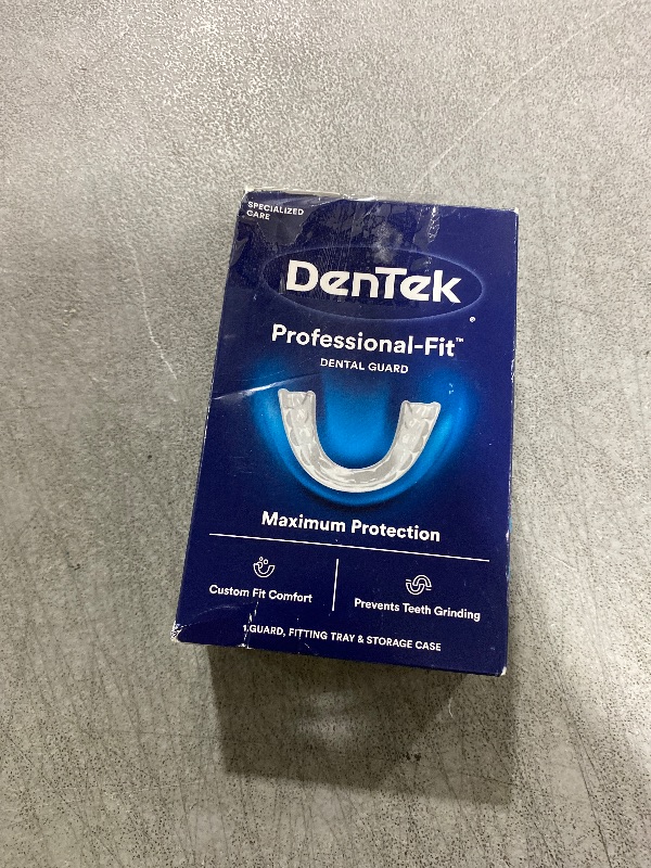 Photo 1 of DenTek Professional-Fit Dental Guard, Mouth Guard for Grinding Teeth at Night, 1 Count