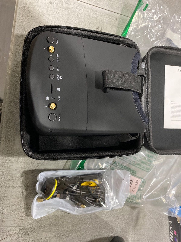Photo 1 of EV800D FPV Goggles with DVR - 5.8G 40CH 5 Inch Screen Build in Antenna Battery for Analog FPV Camera and Transmitter FPV Drone RC Car Airplane Hobby by Speedybee