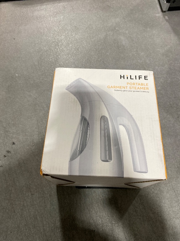 Photo 1 of HiLIFE Steamer for Clothes, Portable Handheld Design, 240ml Big Capacity, 700W, Strong Penetrating Steam, Removes Wrinkle, for Home, Office(ONLY FOR 120V)-Black