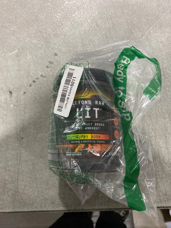 Photo 1 of BB 04/2026
Beyond Raw LIT Pre-Workout - Gummy Worm (30 Servings)