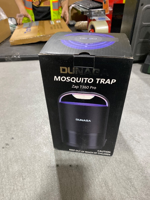 Photo 1 of DUNAGA Fly Traps, Fruit Fly Trap Indoor, Gnat Traps, Bug Zapper Indoor,Mosquito Traps with 10 Sticky Glue Boards, Black