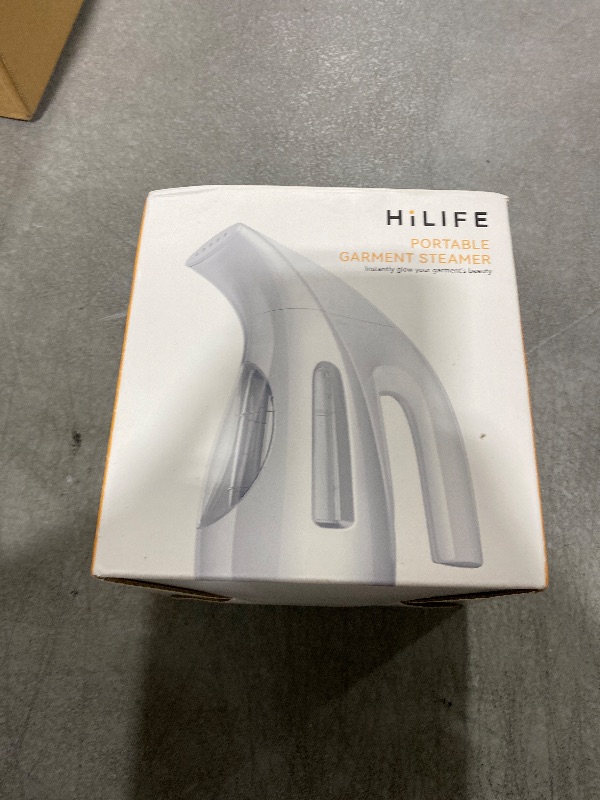 Photo 1 of HiLIFE Steamer for Clothes, Portable Handheld Design, 240ml Big Capacity, 700W, Strong Penetrating Steam, Removes Wrinkle, for Home, Office(ONLY FOR 120V)-Black