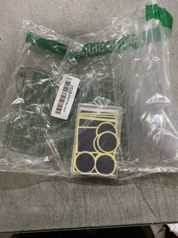 Photo 1 of 40 Pieces Bicycle Tire Repair Kit Includes 36 Pieces Glueless Bike Tube Patches Self Adhesive Bicycle Tire Patches Included Round Square Rectangle and 4 Pieces Metal Rasps for Road Mountain Bikes