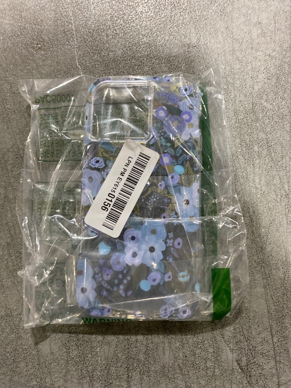 Photo 1 of Paper Co. iPhone 15 Pro Max Case [Compatible with MagSafe] [12ft Drop Protection] Cute iPhone Case 6.7" with Floral Pattern, Anti-Scratch Tech, Shockproof Material, Slim Fit - Garden Party Blue