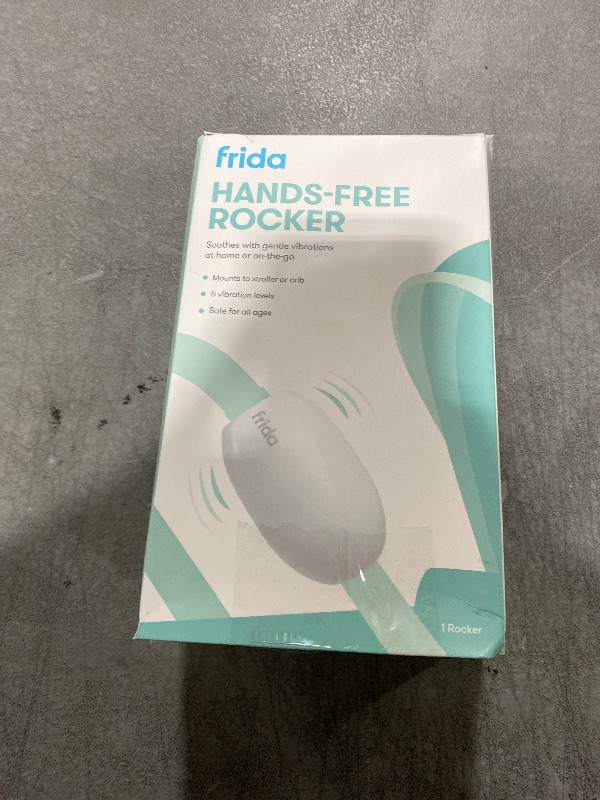 Photo 1 of Frida Baby Hands-Free Stroller Rocker Device with 5 Vibration Levels, Universal Stroller Accessories, Rechargeable Portable Rocker for Cribs & Strollers, Water-Resistant Baby Soother