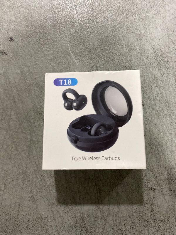 Photo 1 of Byobyc Bluetooth 5.4 Clip On Headphones, 40H Playtime Wireless Stereo Earbuds with LED Digital Display, Lightweight Stylish Open Ear Buds for Daily Use, Commuting and Travel Relax