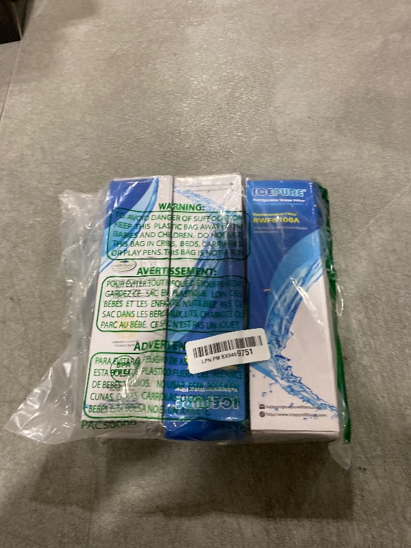 Photo 1 of ICEPURE Refrigerator Water Filter Replacement for Bosch Ultra Clarity Pro BORPLFTR50, BORPLFTR55, 12033030, 12028325, 11025825, 11032531, B36CT80SNS, B36CL80ENS, WFC100MF, WFS200MF, RA450022, 3PACK
