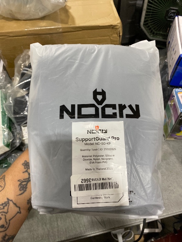 Photo 1 of NoCry Gel Knee Pads for Men and Women with Soft Foam Cushion — Waterproof Anti-Slip Cap and Easy to Use, Adjustable Non-Slip Straps — Durable, Lightweight Design — Perfect for Gardening Work