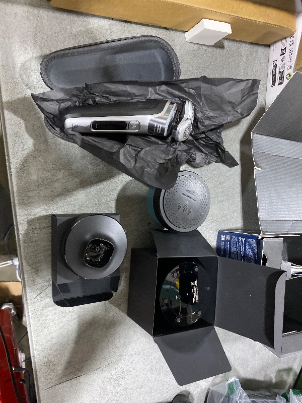 Photo 1 of Philips Norelco Shaver i9000 Prestige, Wet & Dry Electric Shaver, Dark Slate Nova, SenseIQ Technology, Triple Lift & Cut System, 360 Rotating Dual SteelPrecision Blades, Charging Stand, XP9204/85