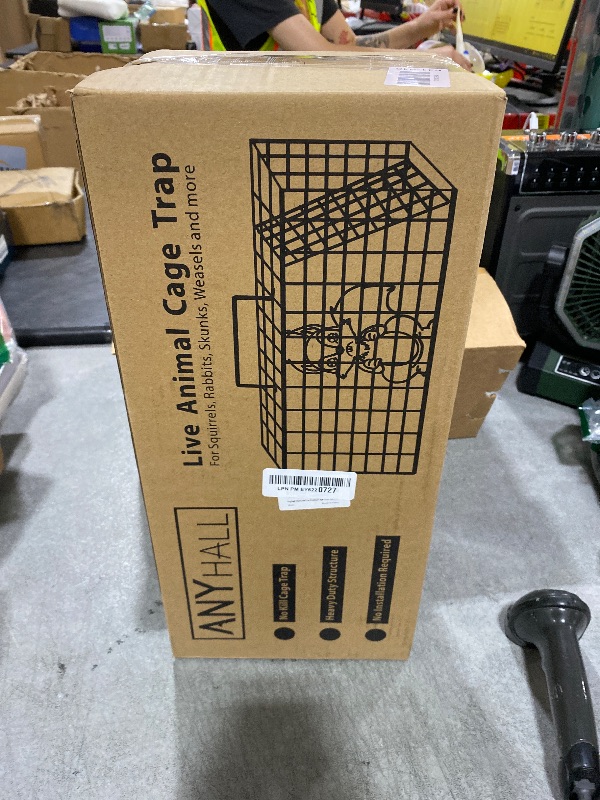 Photo 1 of Anyhall Live Squirrel Trap Heavy Duty Humane Animal Cage Trap - 17” x 7” x 7”