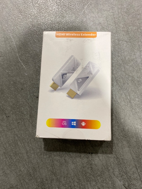 Photo 1 of Wireless HDMI Transmitter and Receiver 328FT/100M,4K Decode 1080P Output Wireless HDMI Extender,2.4G/5G Plug&Play Portable Wireless,for Streaming Video and Audio to Monitor from Laptop/TV Box