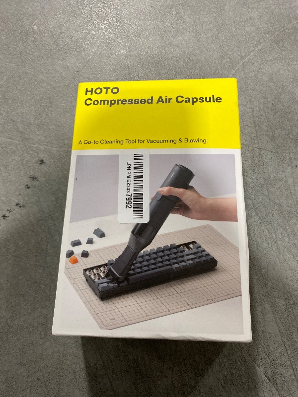 Photo 1 of HOTO Handheld Vacuum Cleaner Cordless, Desk Vacuum Cleaner Compressed Electric Air Duster 15000Pa Suction, 4-in-1 Portable Vortex Vacuum Dust Buster Air Blower for Computer, Keyboard