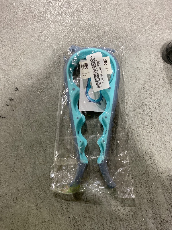 Photo 1 of Otstar Jar Opener Bottle Opener and Can Opener for Weak hands, Seniors with Arthritis and Anyone with Low Strength, Mutil Jar Opener Get Lids Off Easily (Blue and Grey)