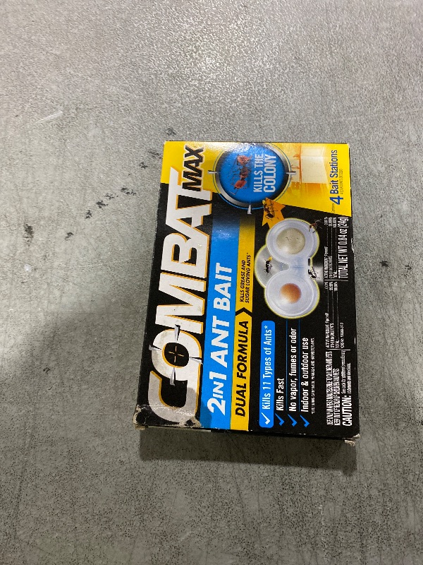 Photo 1 of Combat Max 2 in 1 Ant Bait Station, 4 Count